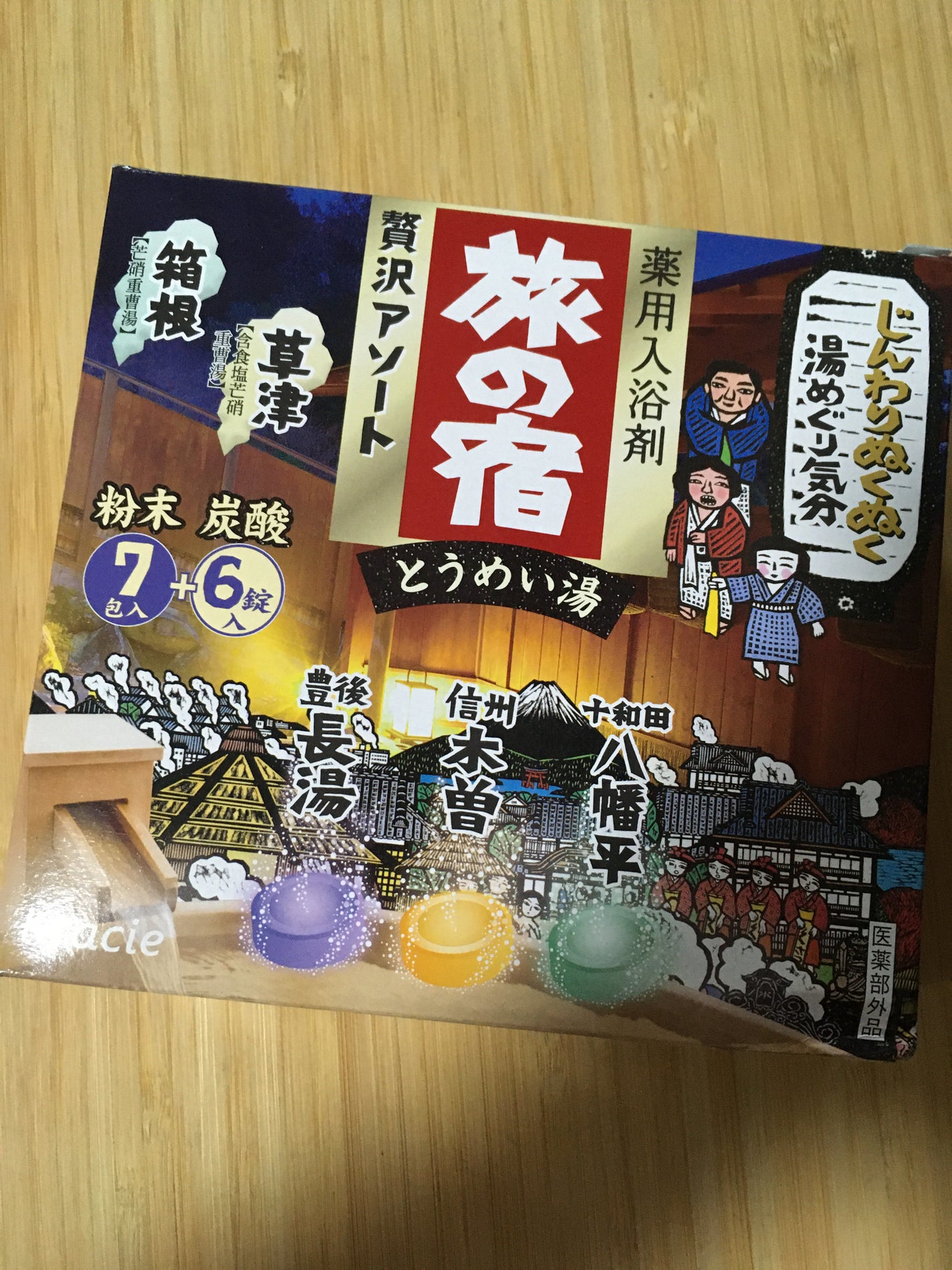 とうめい湯シリーズパック/旅の宿/無機塩系入浴剤を使ったクチコミ(1枚目)