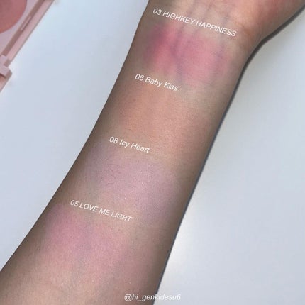 フィーチークメロウ 03 ハイキーハピネス/fwee/ジェル・クリームチークの画像