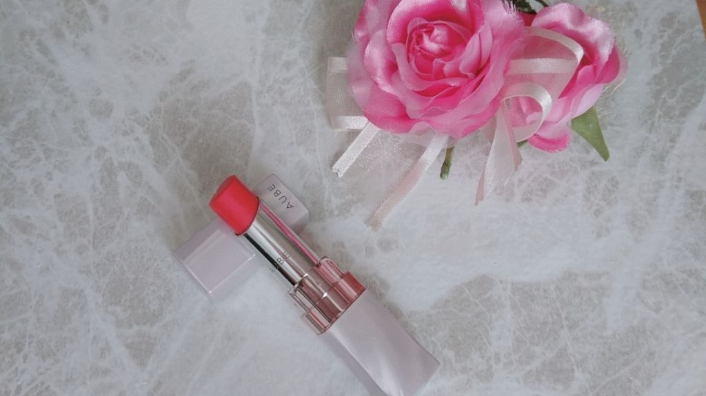 なめらか質感ひと塗りルージュ/AUBE/口紅を使ったクチコミ(2枚目)