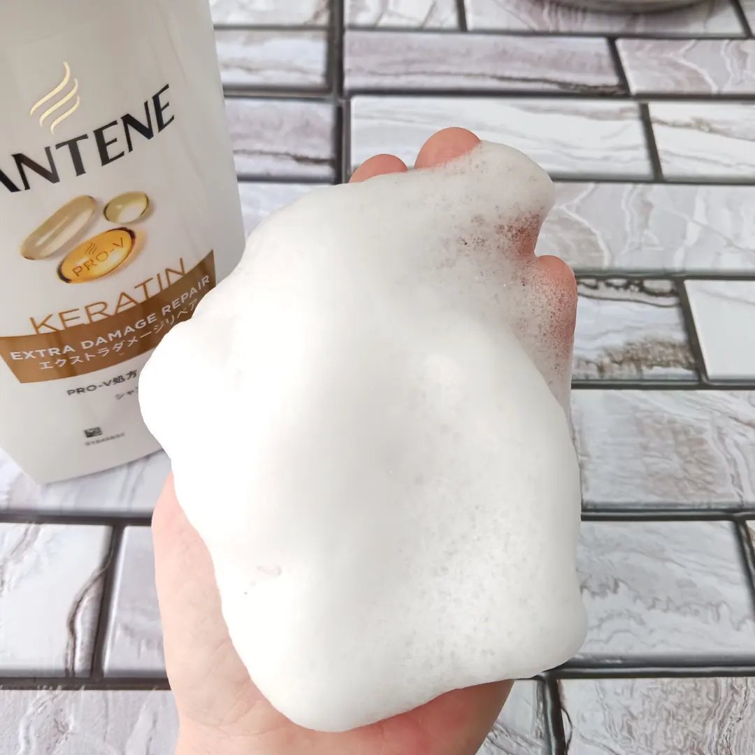 エクストラダメージリペア シャンプー/コンディショナー シャンプー400ml/パンテーン/市販シャンプーを使ったクチコミ（3枚目）