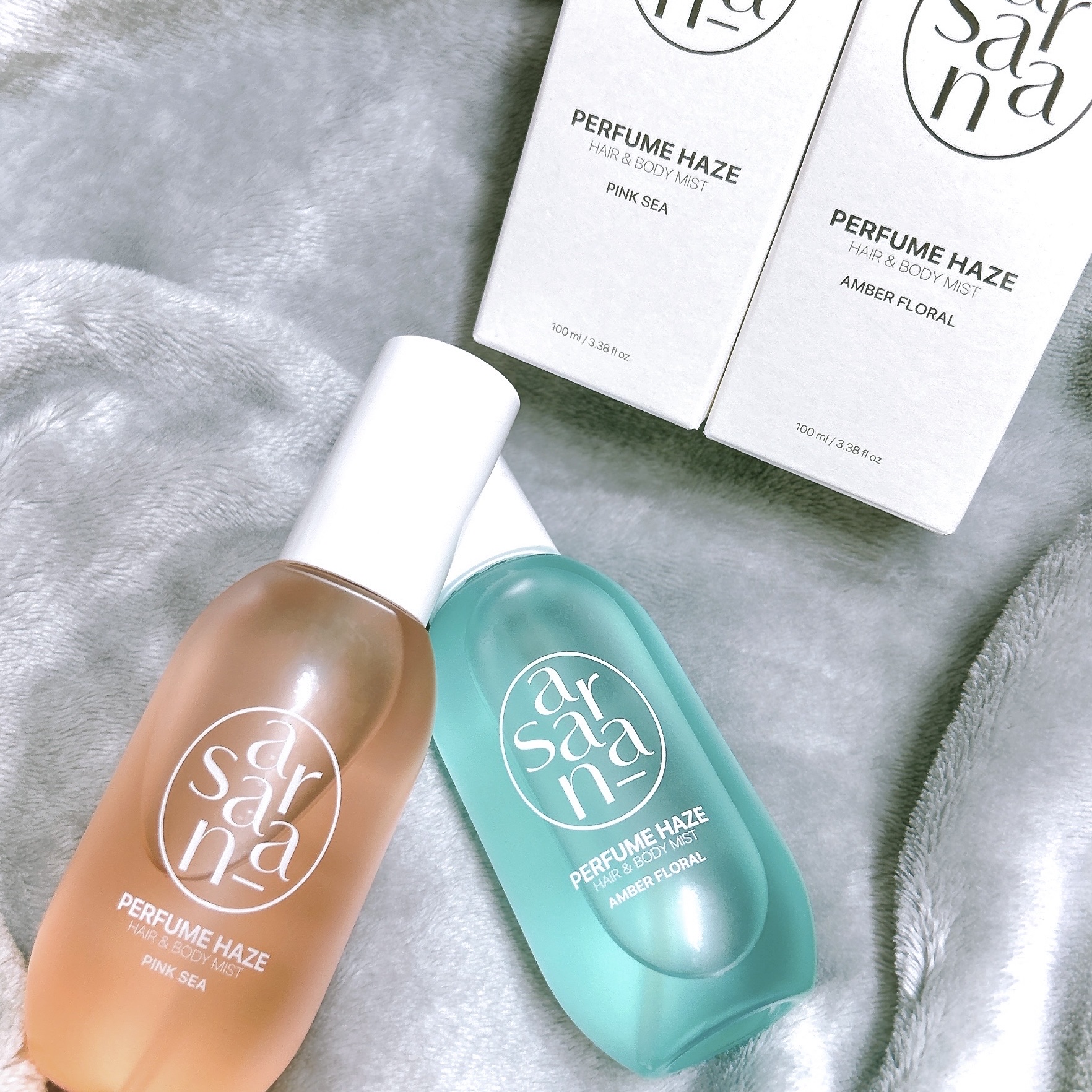 パフュームヘイズ ヘア&ボディミスト ピンクシー/SARANARA/ヘアミストを使ったクチコミ（1枚目）