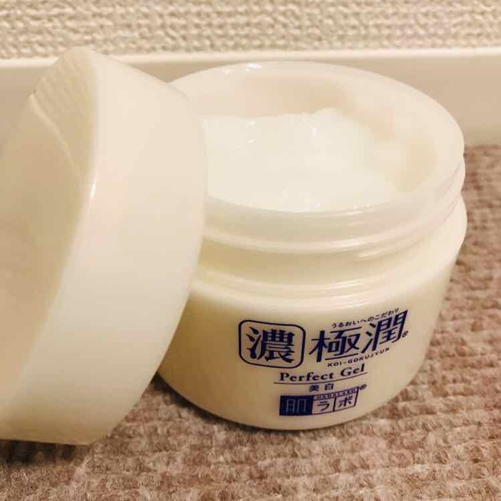 極潤 美白パーフェクトゲル/肌ラボ/オールインワン化粧品を使ったクチコミ(2枚目)