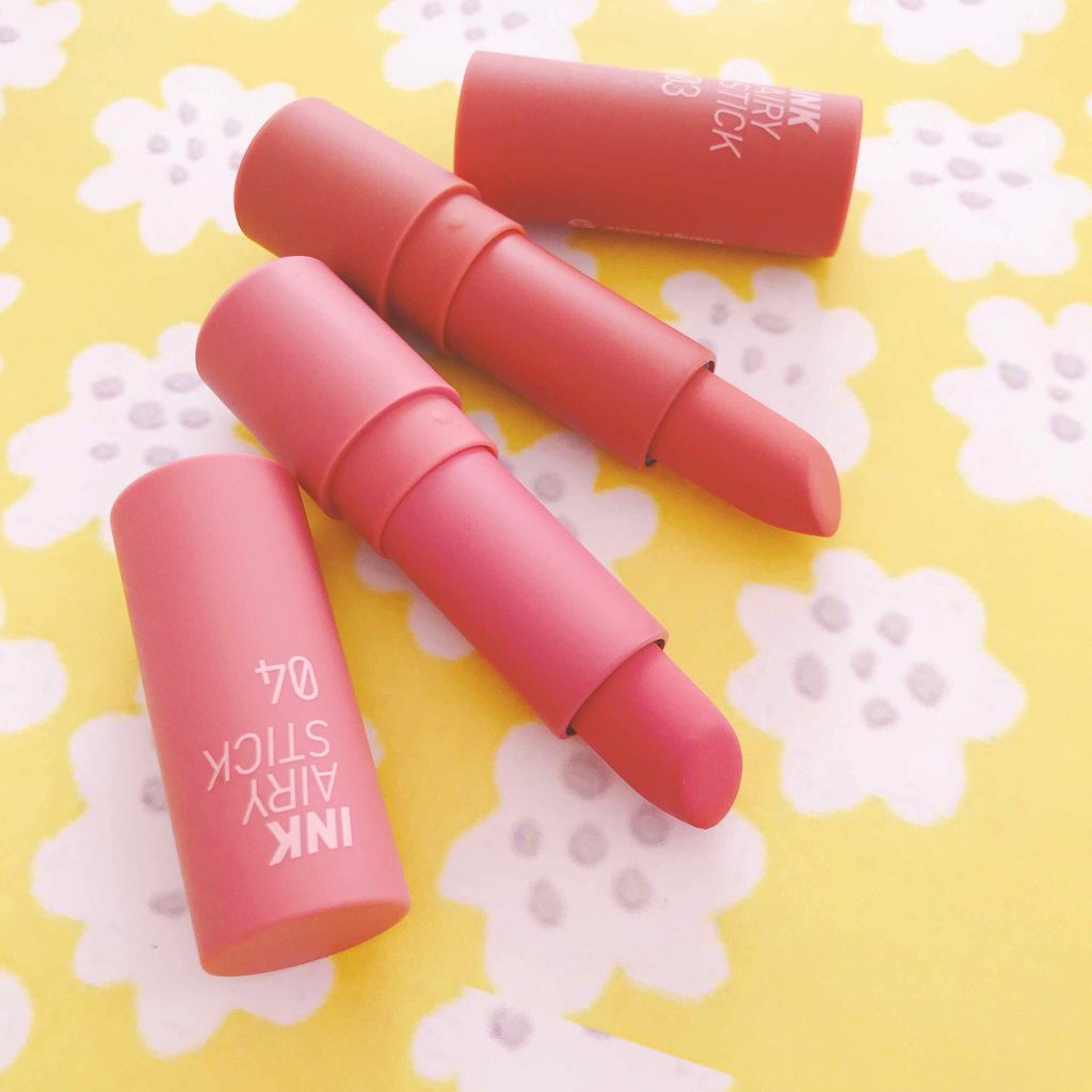 インク エアリー ベルベット スティック/PERIPERA/口紅を使ったクチコミ（1枚目）