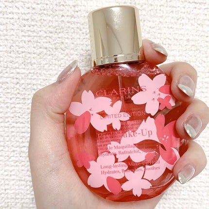 フィックス メイクアップ サクラ/CLARINS/ミスト状化粧水を使ったクチコミ(1枚目)