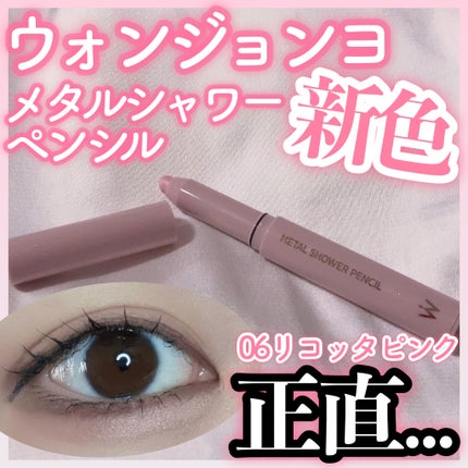 ウォンジョンヨ メタルシャワーペンシル/Wonjungyo/スティックアイシャドウを使ったクチコミ(1枚目)