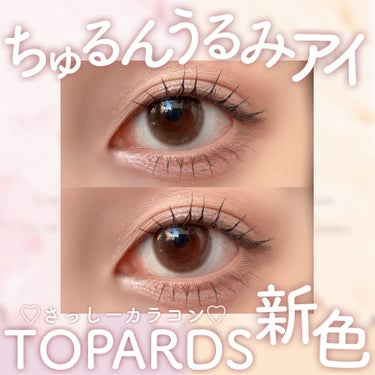 【ちゅるんうるみアイ🎀TOPARDS新色💎】
こんにちは！ゆぴです！🐥

⋈・。・。⋈・。・。⋈・。・。⋈

♡紹介するカラコン♡

TOPARDS 1day

グローブラウン
クリ