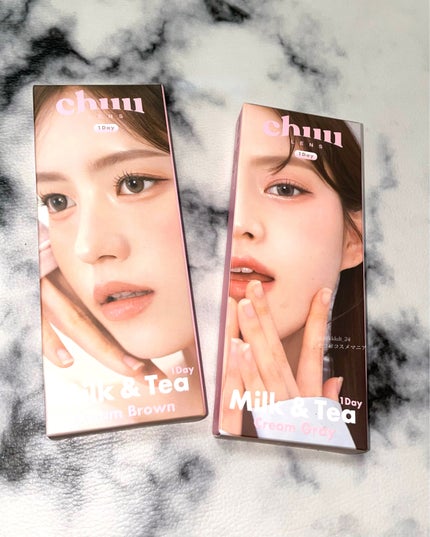chuuLENS Milk&Tea 1day/chuu LENS/ワンデー(1DAY)カラコンを使ったクチコミ(2枚目)