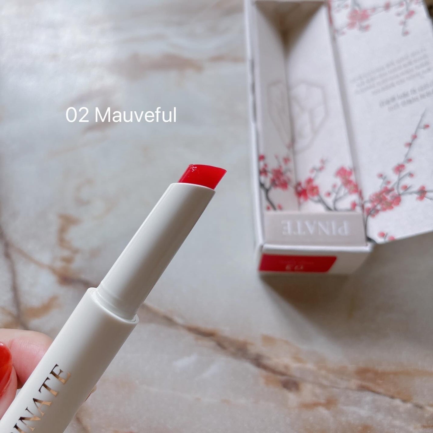 ベアグローペプチドメルティングバーム/PINATE/口紅を使ったクチコミ(5枚目)