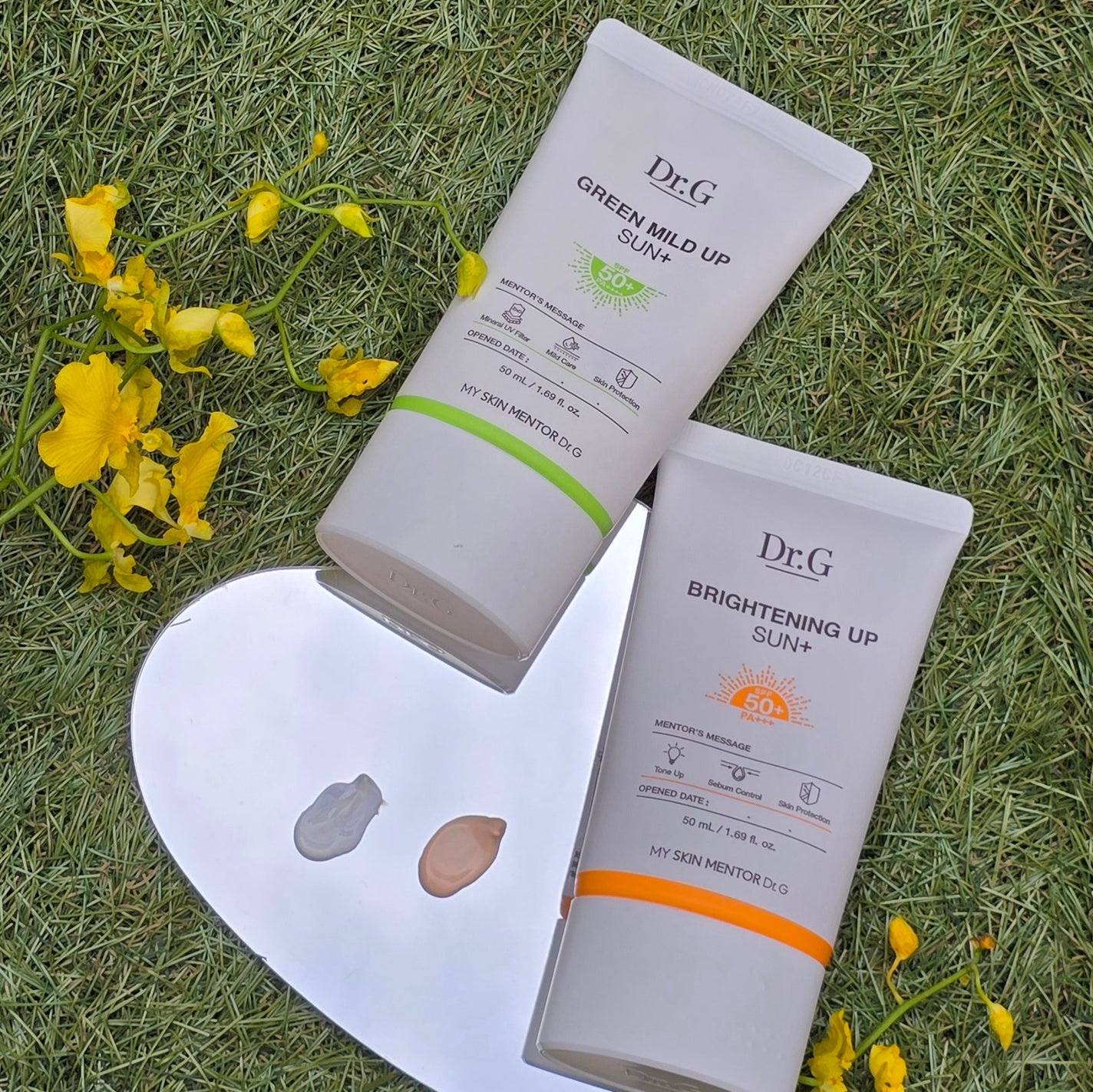 グリーンマイルドアップサンプラス/Dr.G/日焼け止めクリームを使ったクチコミ(1枚目)