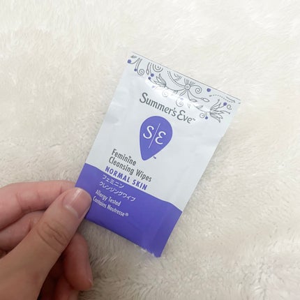 フェミニンクレンジングワイプ ノーマルスキン/Summer's Eve(サマーズイブ)/デリケートゾーンケアを使ったクチコミ(2枚目)