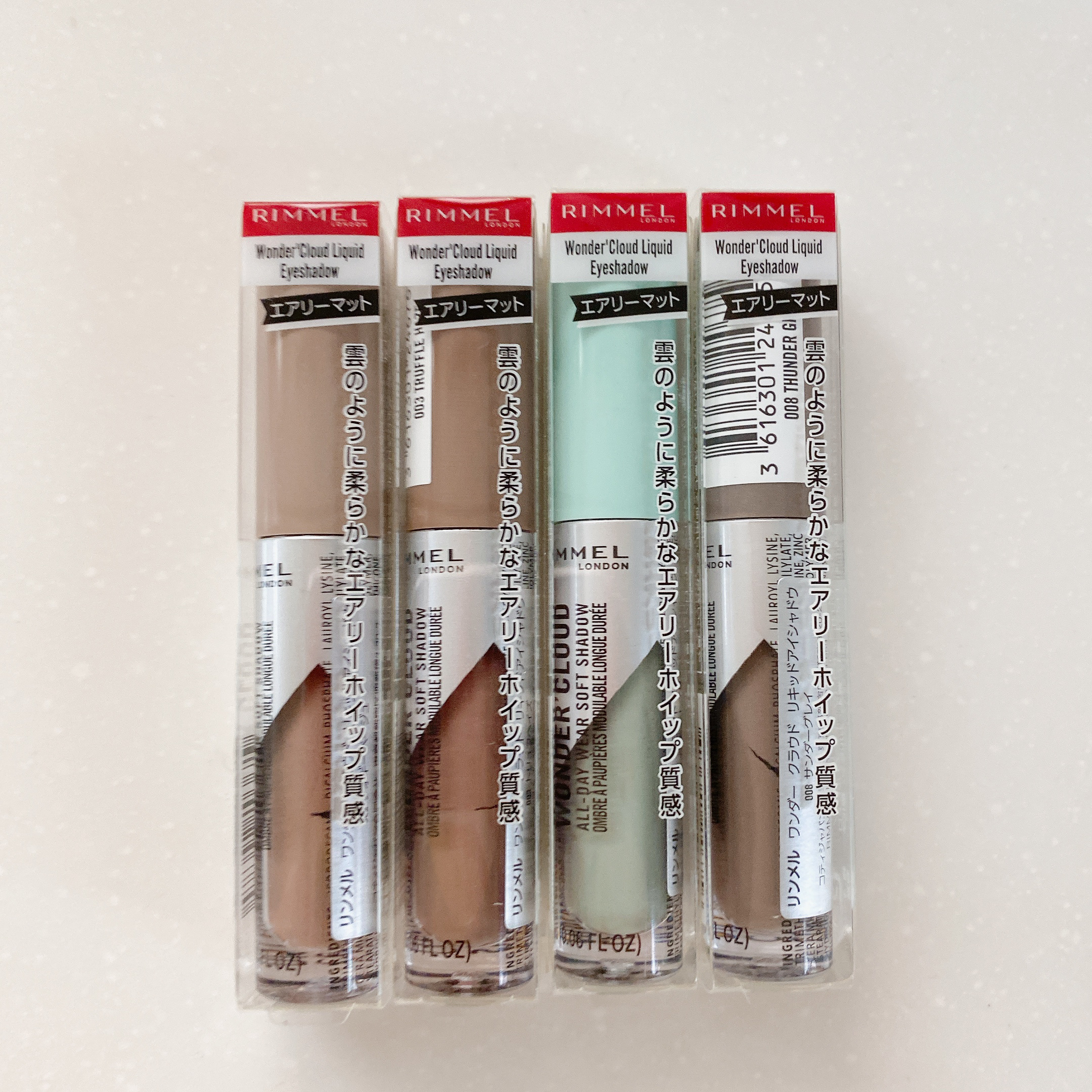 ワンダー　クラウド　リキッドアイシャドウ 008　サンダーグレイ/リンメル ロンドン/リキッドアイシャドウを使ったクチコミ（2枚目）