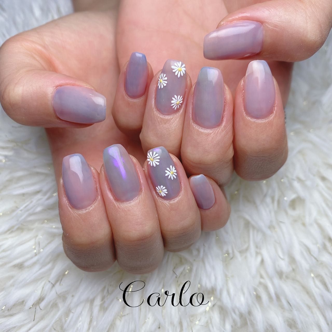 YUKA on LIPS 「.flowernail..#nail#nailist#ネイル#..」(1枚目)