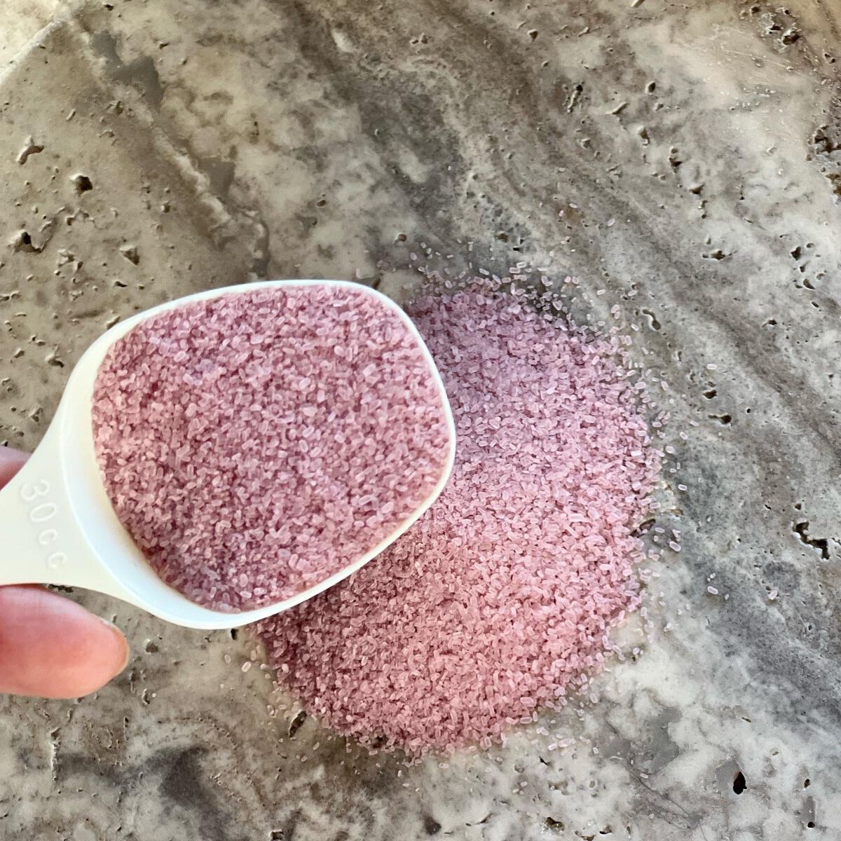 シークリスタルス エプソムソルト 赤ワイン/sea crystals/無機塩系入浴剤を使ったクチコミ（3枚目）