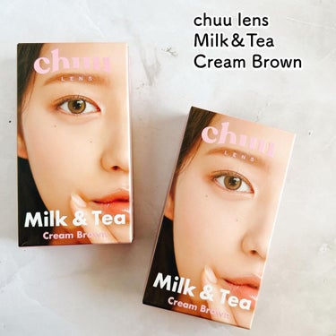 Milk&Tea/chuu LENS/カラーコンタクトレンズを使ったクチコミ（4枚目）