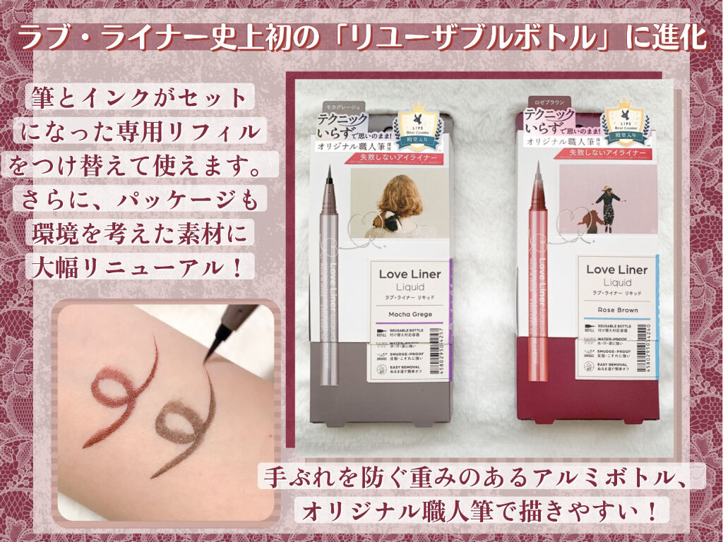 リキッドアイライナーR4/ラブ・ライナー/リキッドアイライナーを使ったクチコミ（2枚目）