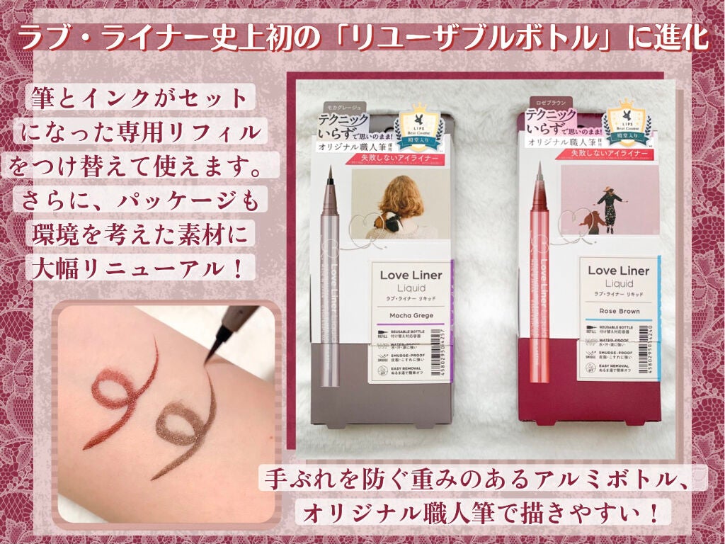 リキッドアイライナーR4/ラブ・ライナー/リキッドアイライナーを使ったクチコミ(2枚目)