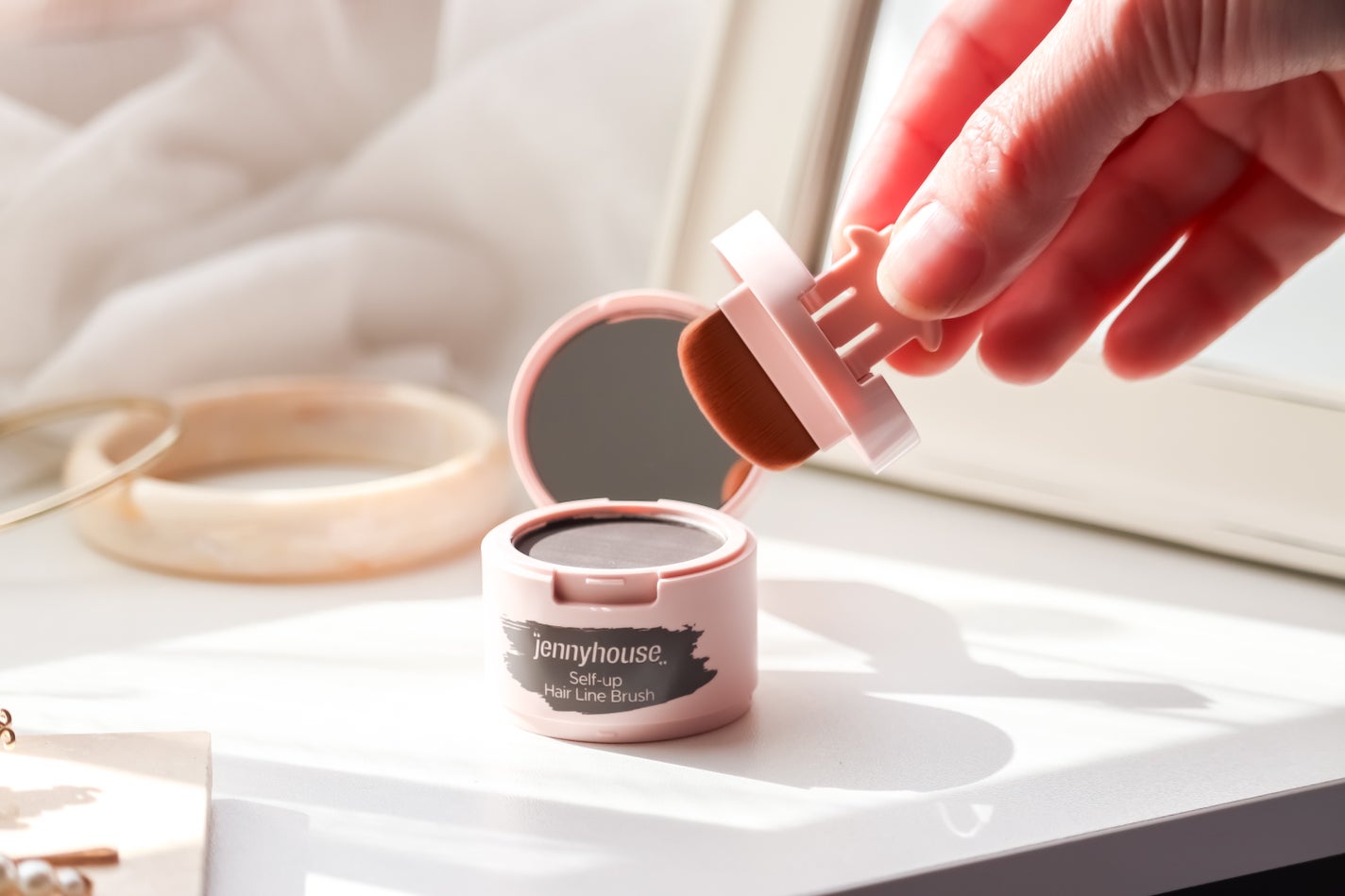 セルフアップヘアラインブラシ/jenny house/ヘアカラーを使ったクチコミ(2枚目)