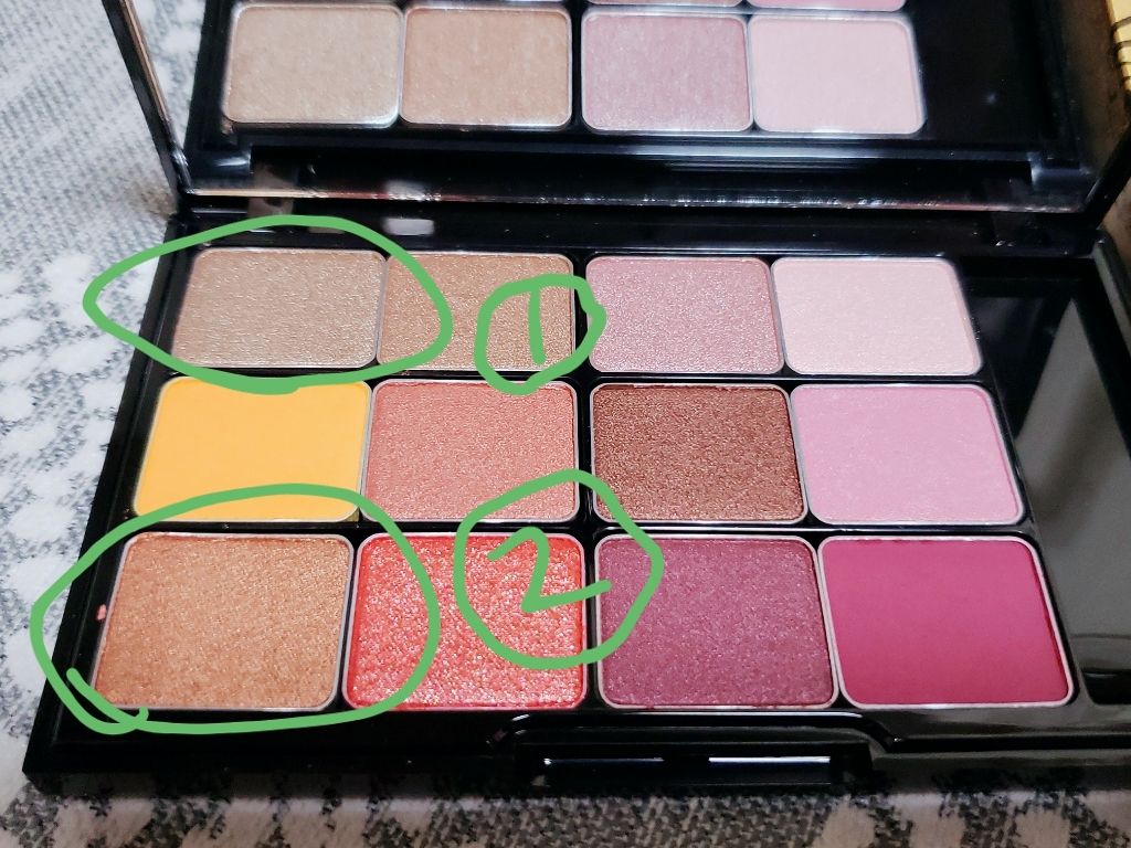 ピカシュウ アイ パレット‐サンダーショック/shu uemura/アイシャドウパレットを使ったクチコミ（2枚目）