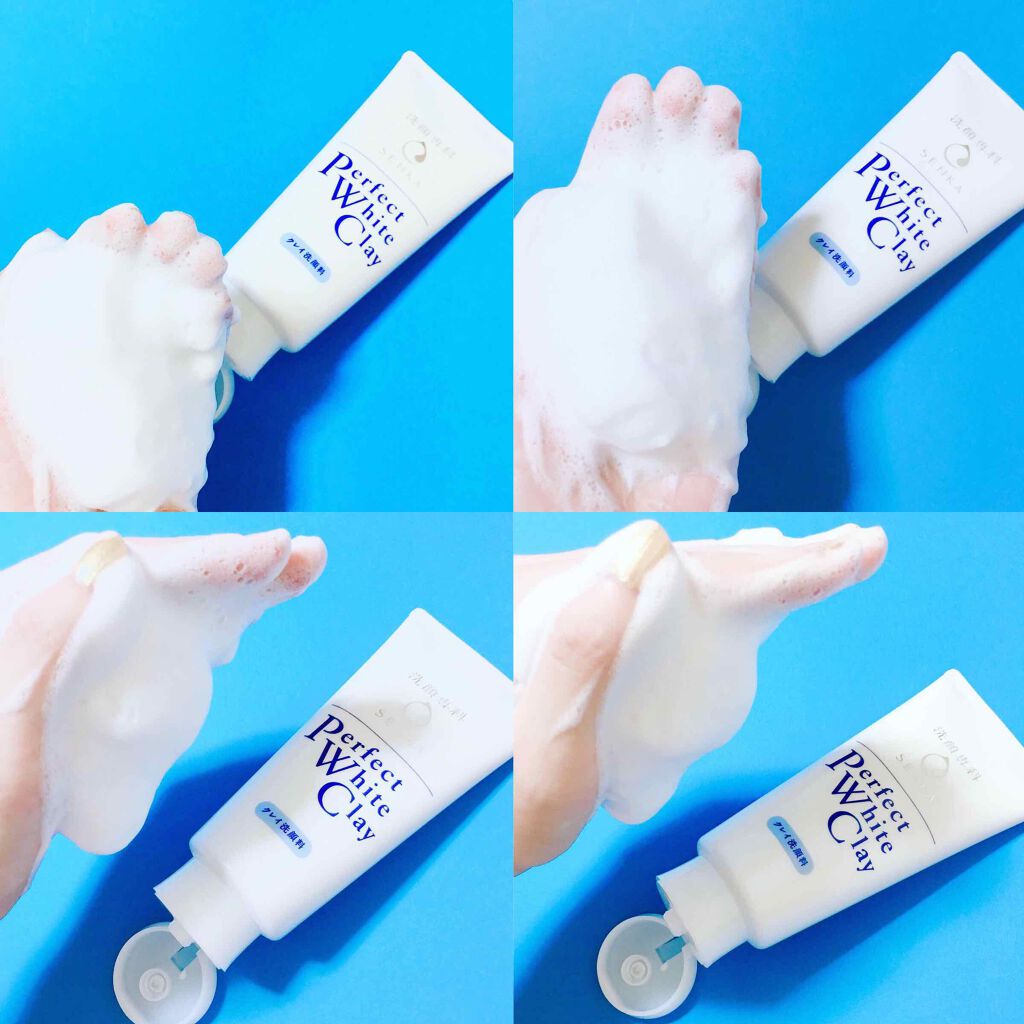 パーフェクトホワイトクレイ/SENKA（専科）/洗顔フォームを使ったクチコミ（3枚目）