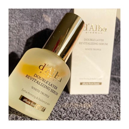 ホワイトトリュフダブルレイヤーリバイタライジングセラム/ダルバ/美容液を使ったクチコミ(1枚目)