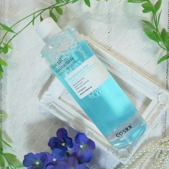 弱酸性 ナイアシンアミド ミセラークレンジングウォーター/COSRX/クレンジングウォーターを使ったクチコミ(2枚目)