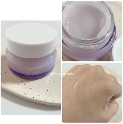 rooTree マルベリー5重 毛穴リフティングクリームのクチコミ「最近、韓国のOlive Young、ファヘ、Wadizなどで話題となっているヴィーガン
韓国コ.....」(2枚目)