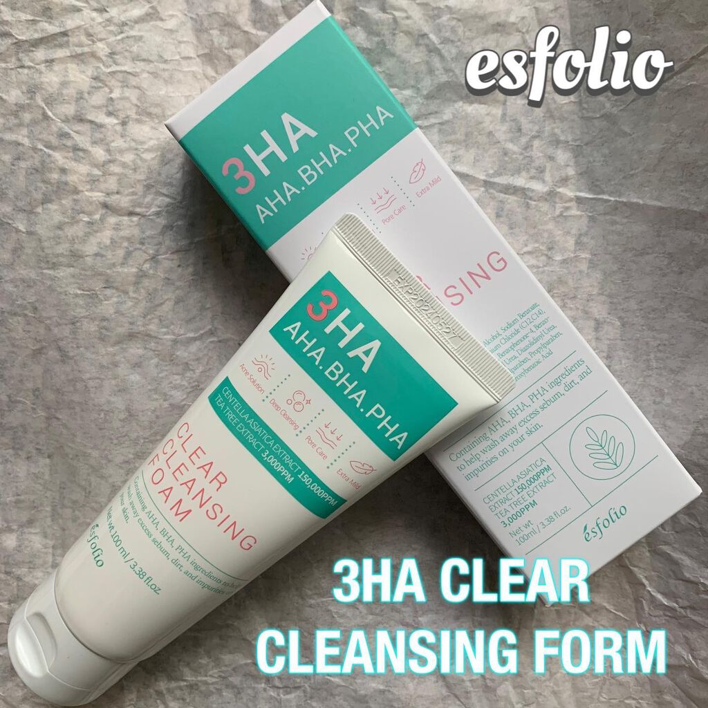 3HAクリアークレンジングフォーム/ESFOLIO/洗顔フォームを使ったクチコミ（1枚目）
