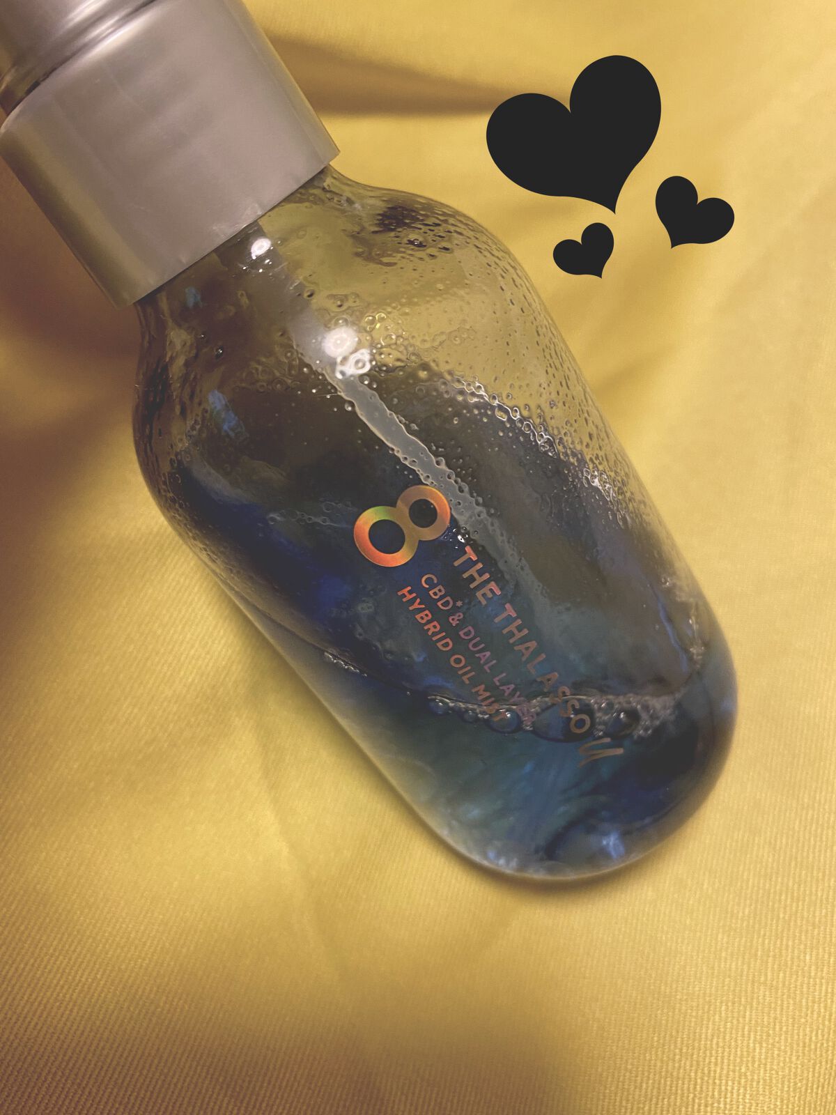 ユー CBD＆デュアルレイヤー ハイブリッド オイルミスト/エイトザタラソ/ヘアミストを使ったクチコミ（1枚目）