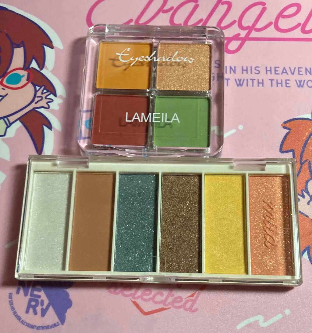 miia 6色アイシャドウ/DAISO/アイシャドウパレットを使ったクチコミ(1枚目)