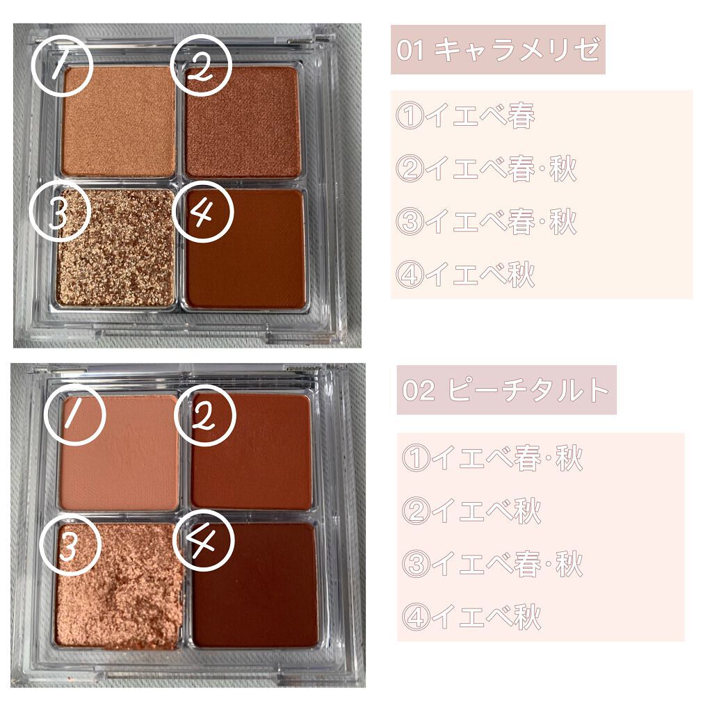 ドレッシーシャドウR/CipiCipi/アイシャドウパレットを使ったクチコミ（2枚目）