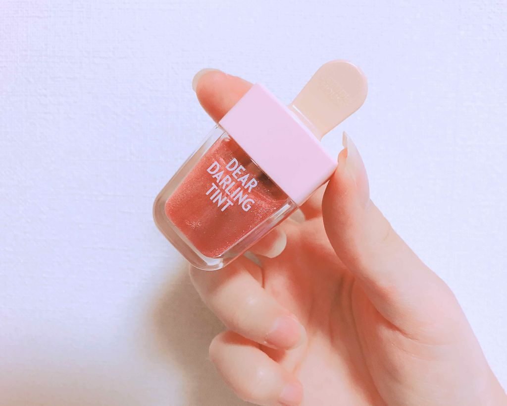 ディアダーリン ウォータージェルティント (アイスティント)/ETUDE/口紅を使ったクチコミ(1枚目)