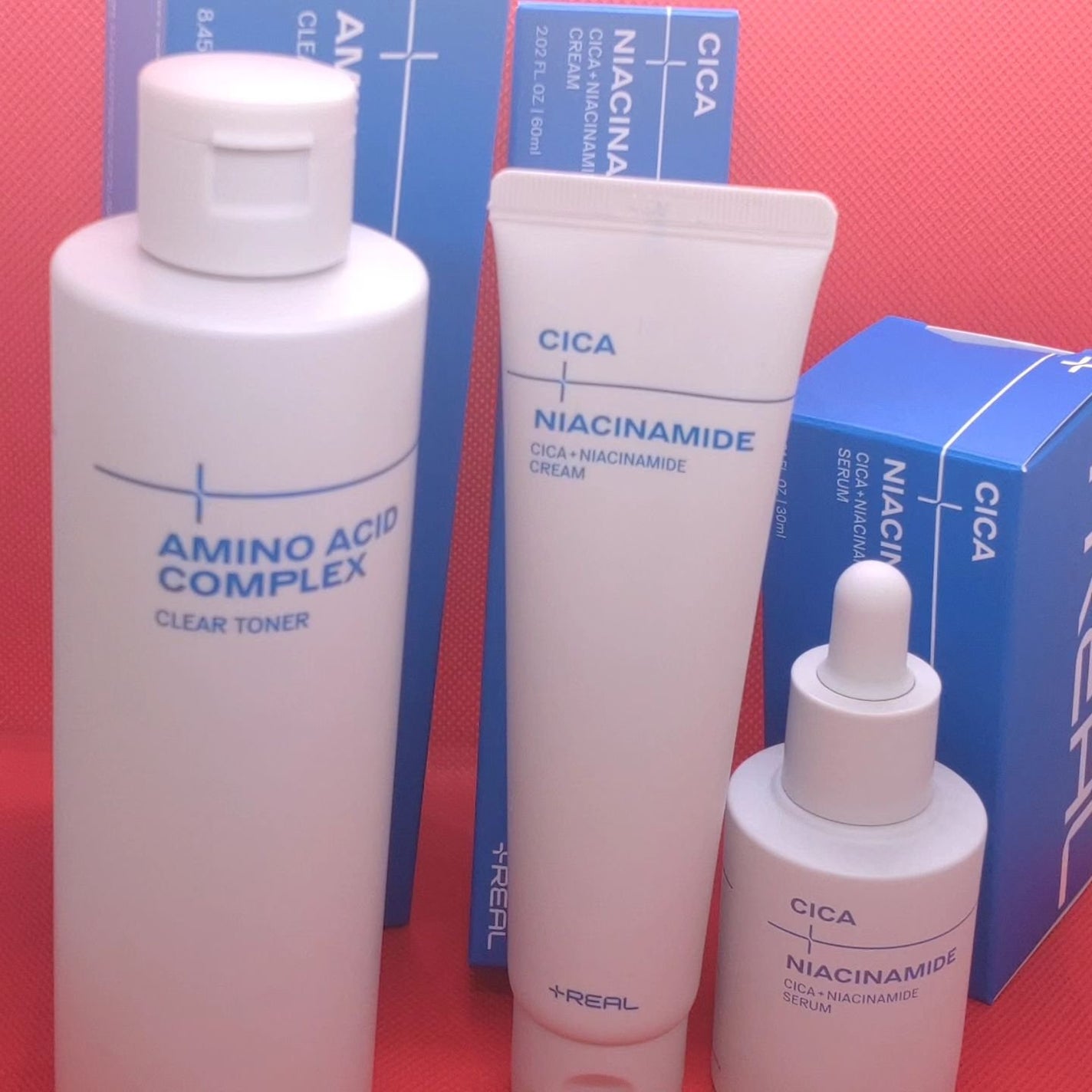 エミ✿投稿ある方フォロバ100 on LIPS 「+REAL様より、クリアトナー&シカ+ナイアシンアミドセラム&..」(1枚目)