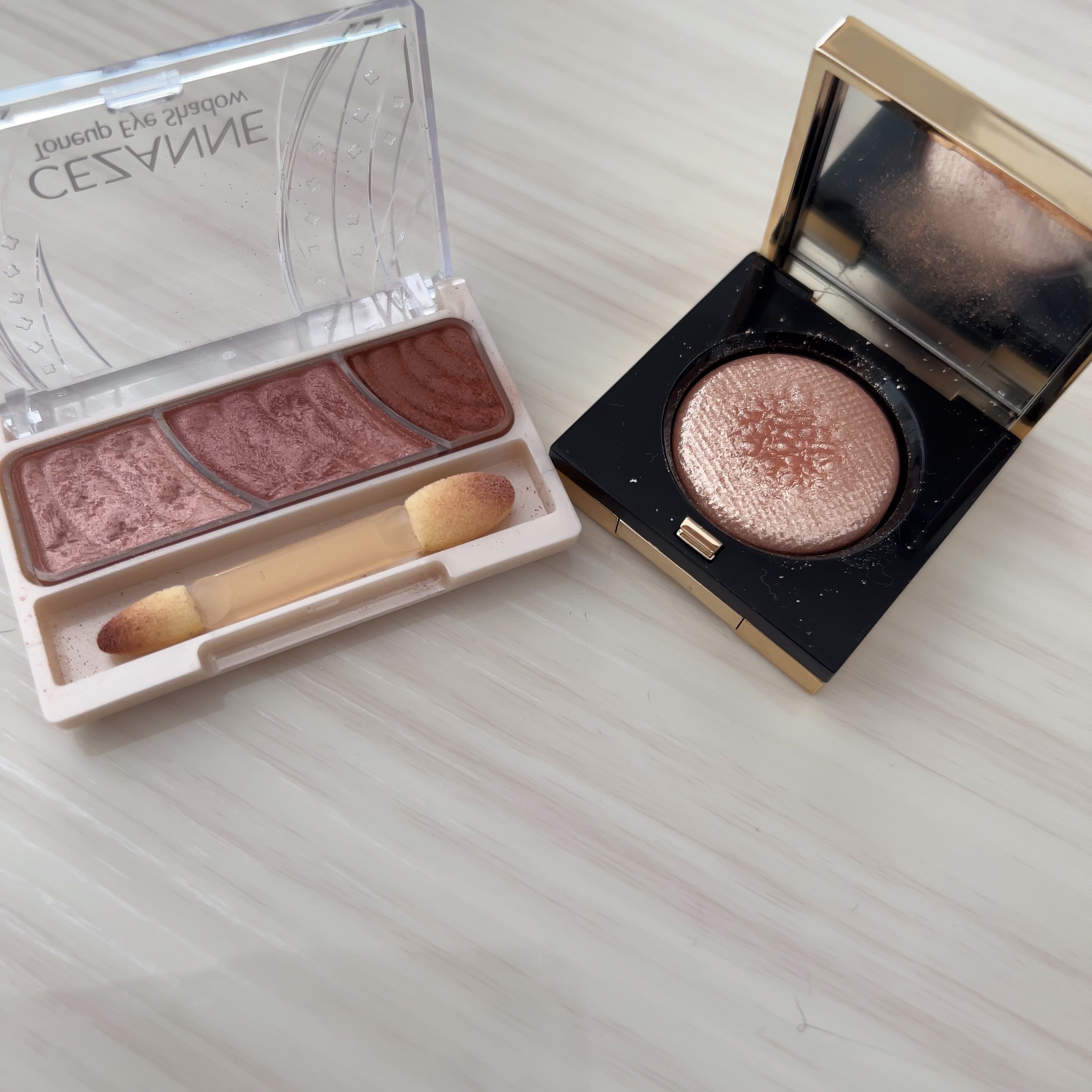 トーンアップアイシャドウ/CEZANNE/アイシャドウパレットを使ったクチコミ（2枚目）