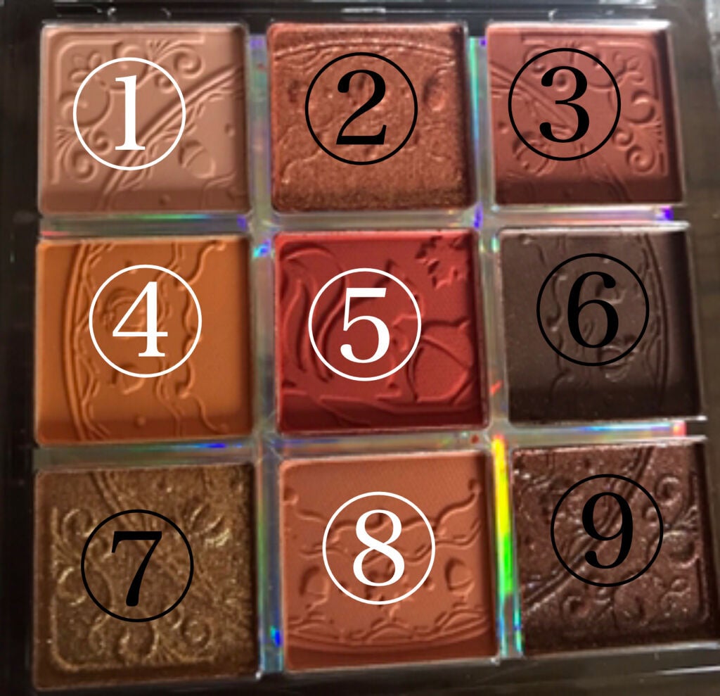 クォーツ 9色アイシャドウパレット(ドリームランドアイシャドウ)/ZEESEA/アイシャドウパレットを使ったクチコミ(2枚目)