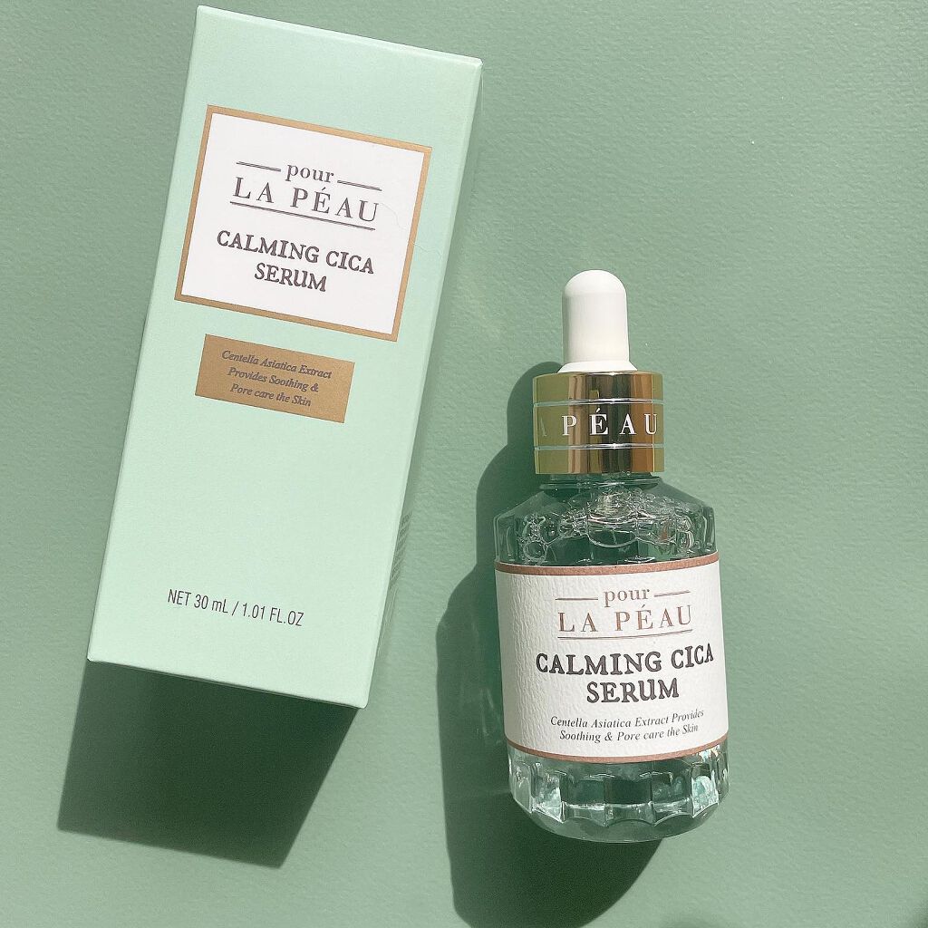 CALMING CICA SERUM/pour LA PEAU/美容液を使ったクチコミ（2枚目）
