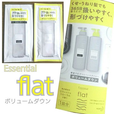 くせ・うねりメンテナンスシャンプー＆トリートメント（モイスト＆モイスト）/エッセンシャル flat/シャンプー・コンディショナーを使ったクチコミ（1枚目）