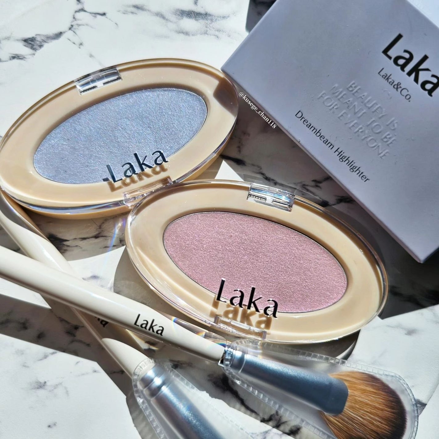 ドリームビームハイライター/Laka/パウダーハイライトを使ったクチコミ(1枚目)
