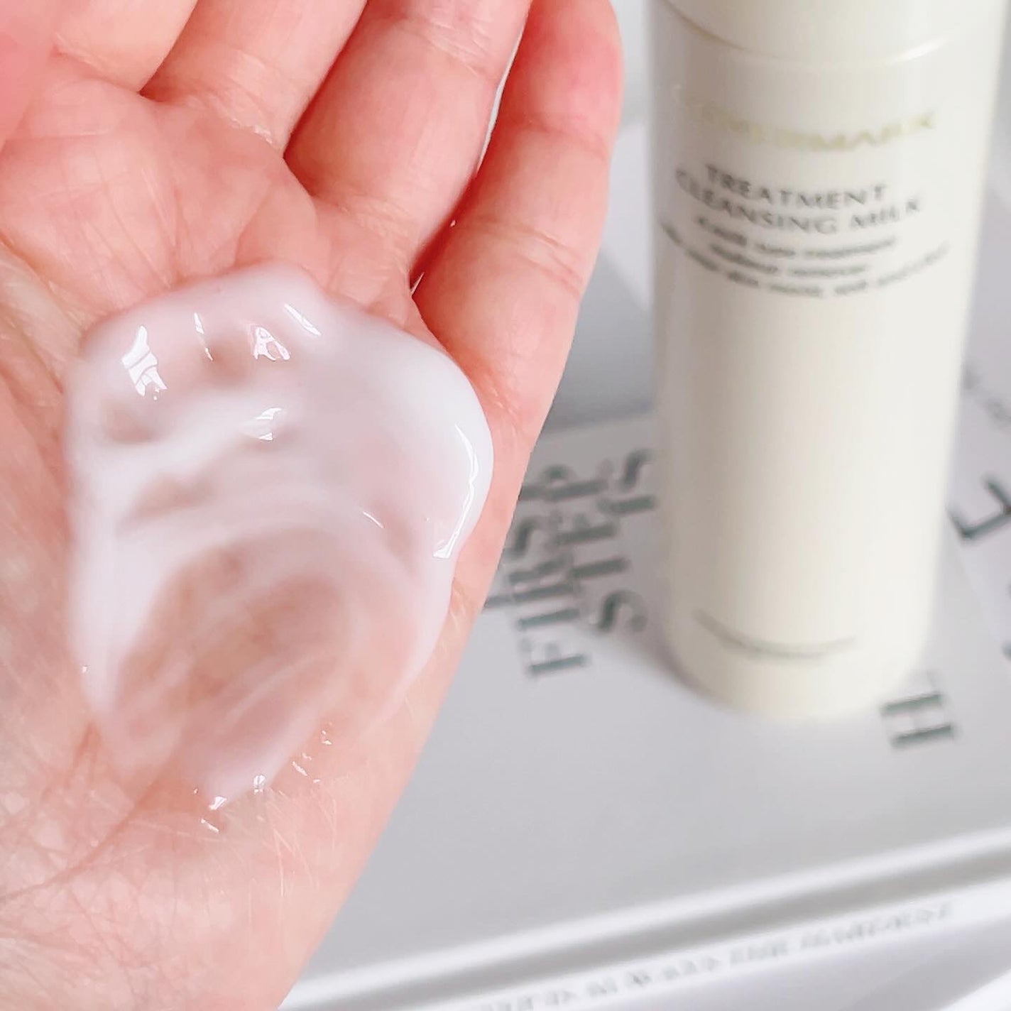 トリートメント クレンジング ミルク/COVERMARK/ミルククレンジングを使ったクチコミ(4枚目)