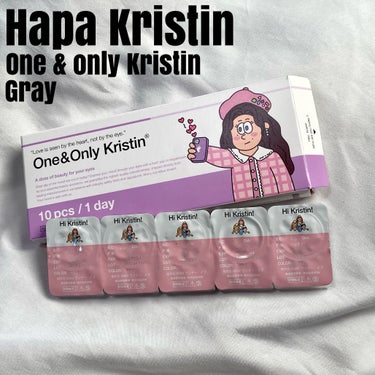 One & Only Kristin/Hapa kristin/カラーコンタクトレンズを使ったクチコミ（1枚目）