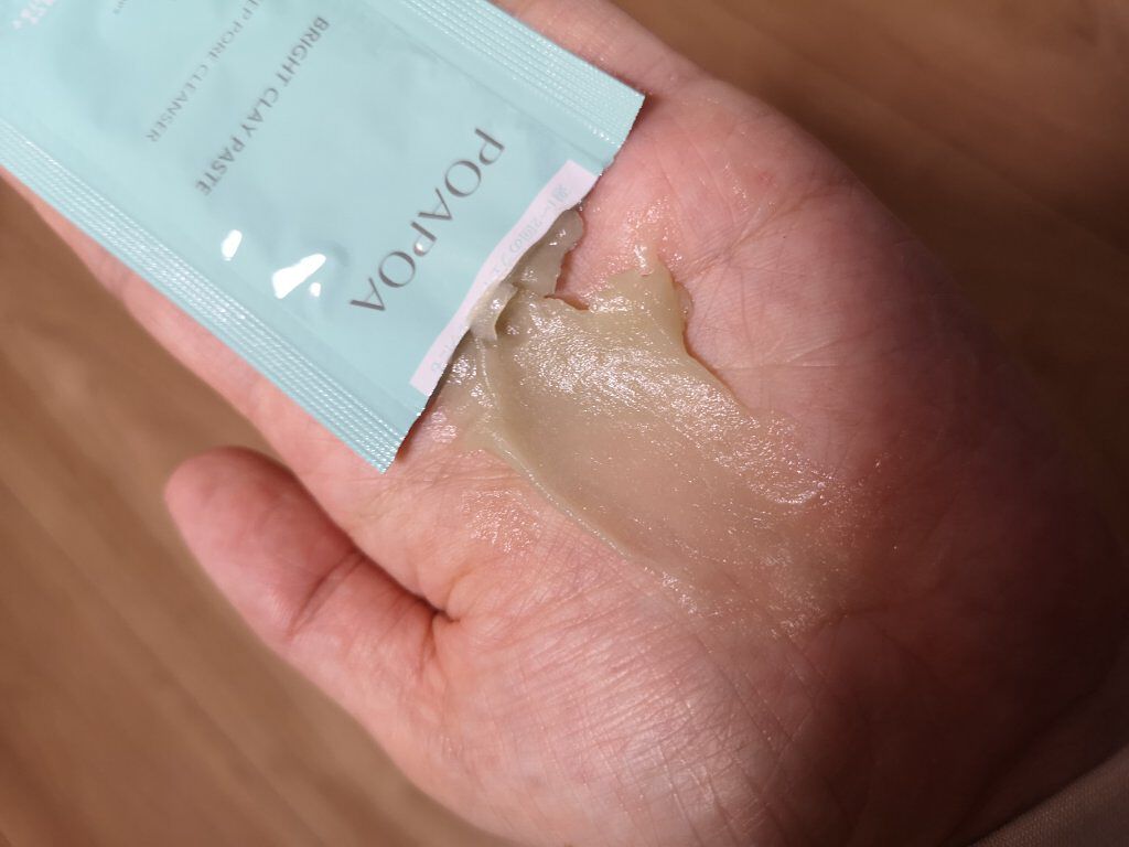 ブライトクレイペースト/POAPOA/洗顔フォームを使ったクチコミ(1枚目)