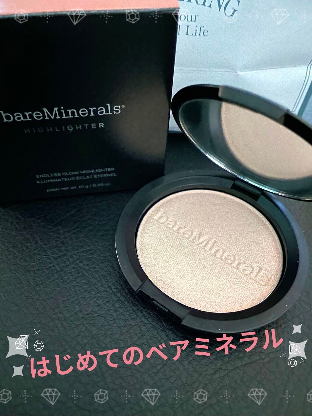 エンドレス グロー ハイライター/bareMinerals/パウダーハイライトを使ったクチコミ(1枚目)