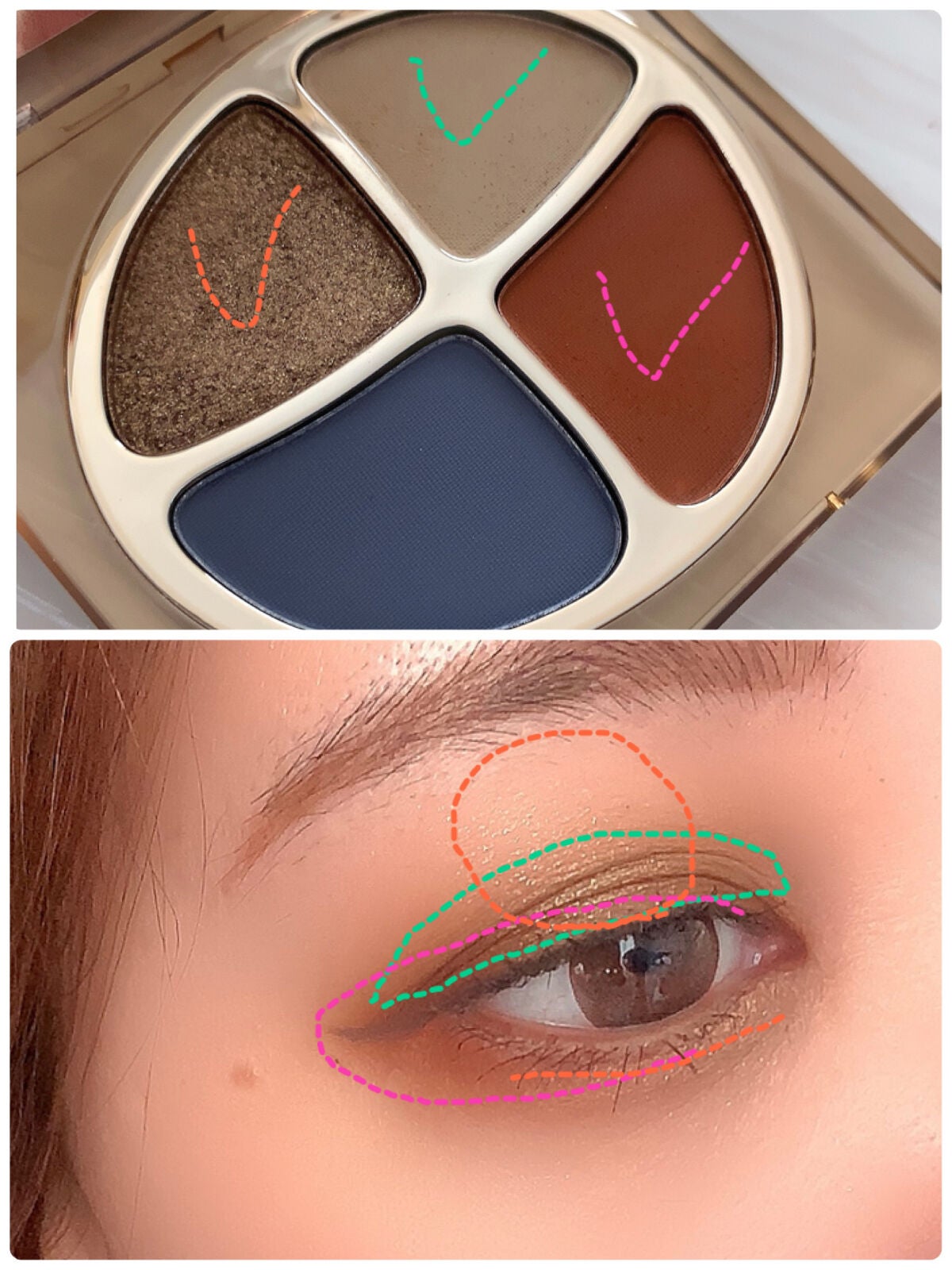 遊染インクスマッジパレット/Joocyee/アイシャドウパレットを使ったクチコミ(5枚目)