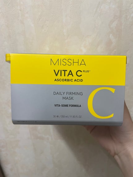 ミシャ ビタシープラス デイリーマスク【日本処方】/MISSHA/シートマスク・パックを使ったクチコミ(1枚目)