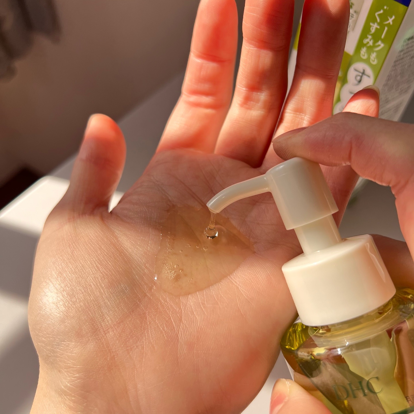 DHC 薬用ディープクレンジングオイル リニューブライト/DHC/オイルクレンジングを使ったクチコミ（2枚目）