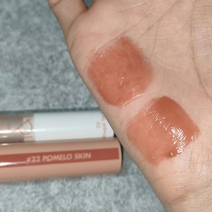 グラスティングメルティングバーム/rom&nd/リップバームを使ったクチコミ(4枚目)