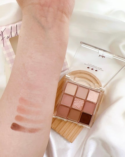 KEYBO FALL IN LOVE SHADOW PALETTE/keybo/アイシャドウパレットを使ったクチコミ(4枚目)