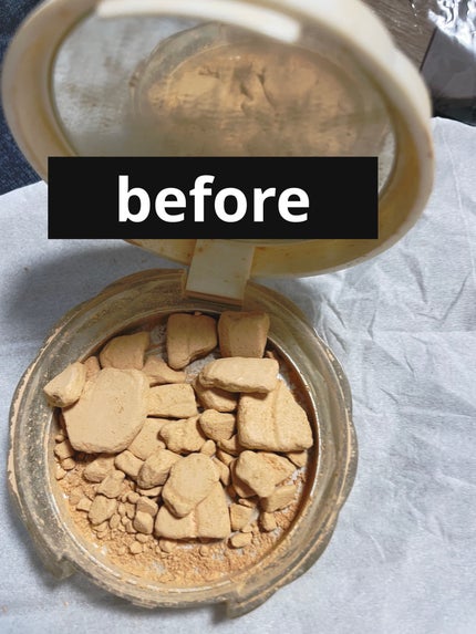 ミラー付きパウダーケース/DAISO/その他化粧小物を使ったクチコミ(2枚目)