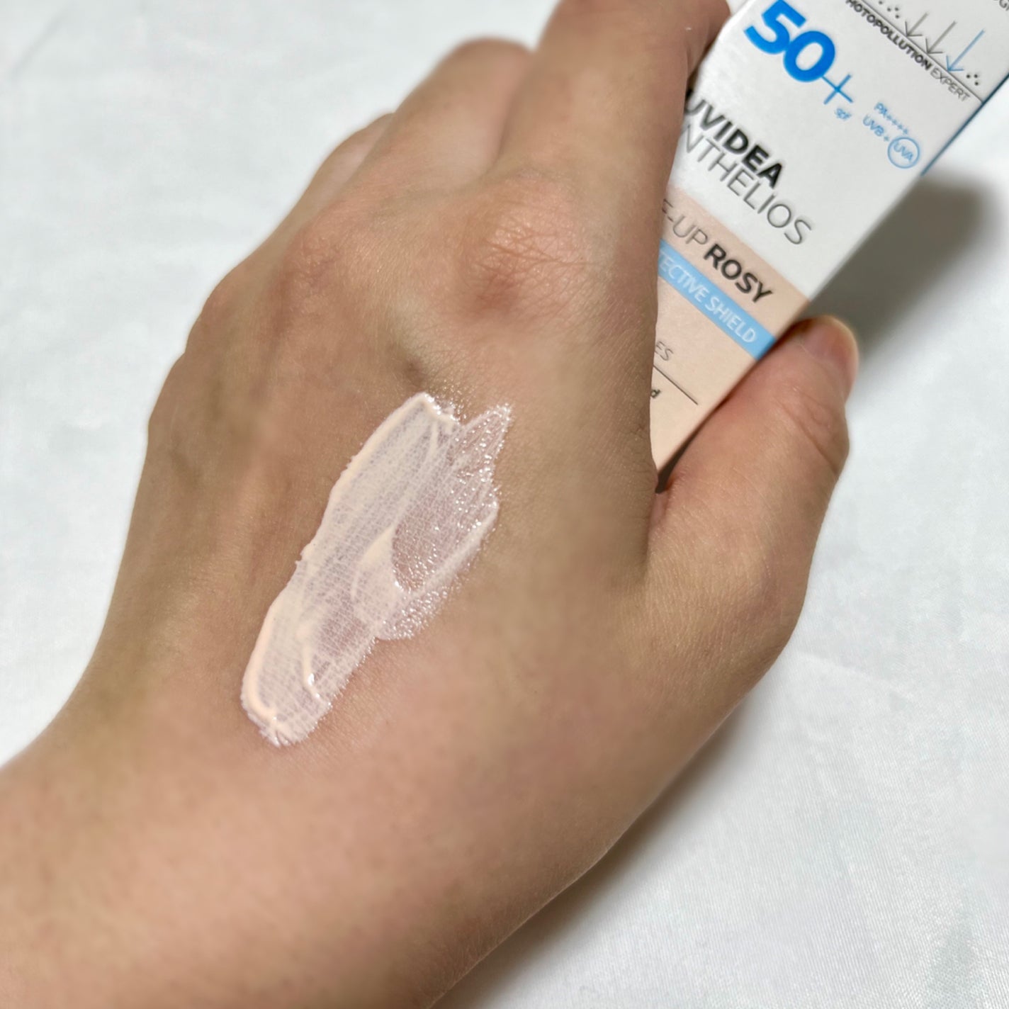 UVイデア XL プロテクショントーンアップ ローズ/ラ ロッシュ ポゼ/日焼け止めクリームを使ったクチコミ(2枚目)