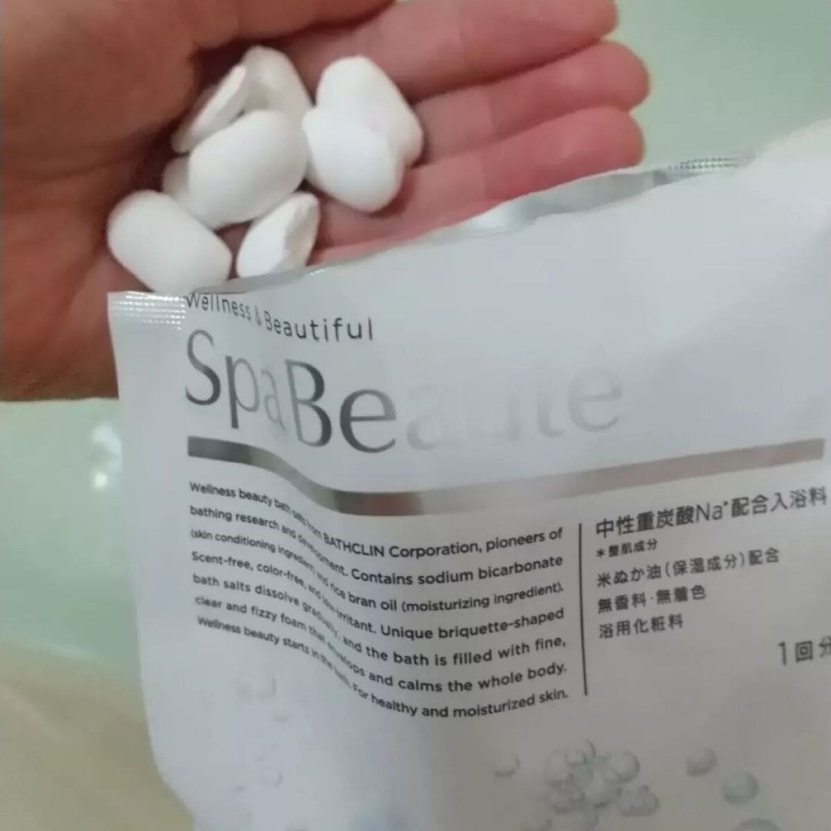 spa beaute/バスクリン/炭酸系入浴剤を使ったクチコミ（1枚目）