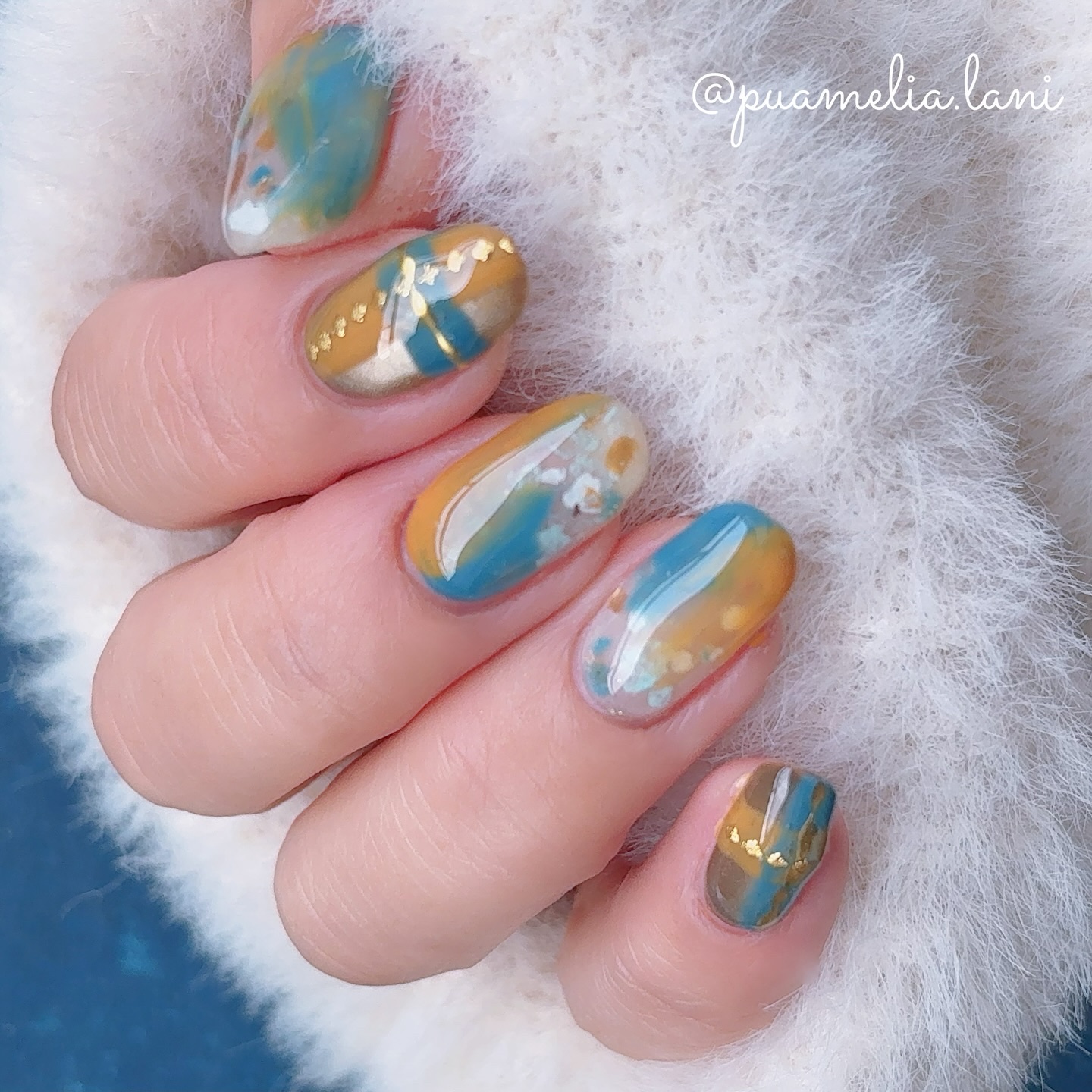 チャームスティックジェル #44 ローマスタード/OMD/オールインワンネイルを使ったクチコミ（2枚目）